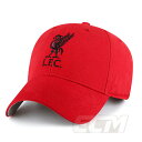 【ECM25】【国内未発売】リバプール 公式グッズ コアキャップ レッドxブラック【プレミアリーグ/Liverpool/リヴァプール/サッカー/CAP/帽子】K430