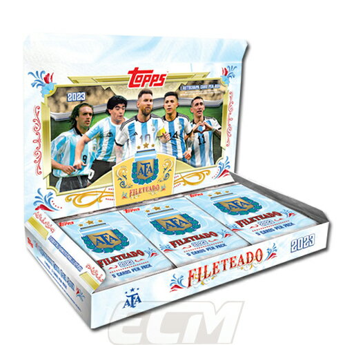 【予約WUS01】【国内未発売】TOPPS Argentina Fileteado プレミアムチームセット 2023 サッカーカード ボックス販売【サッカートレカ/アルゼンチン代表/メッシ/マラドーナ】