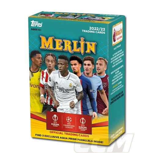 【TOP02】BL【国内未発売】22-23 TOPPS UEFA CHAMPIONS LEAGUE MERLIN CLUB COMPETITION Soccer サッカーカード ブラスターボックス【サッカー/トレカ/高級メモラビリアカード】WUS01