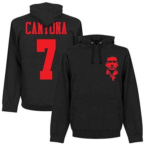 【予約RET05】【国内未発売】RE-TAKE カントナ Silhouette スウェットパーカー ブラック【サッカー/フランス代表/Cantona/マンチェスターUTD】