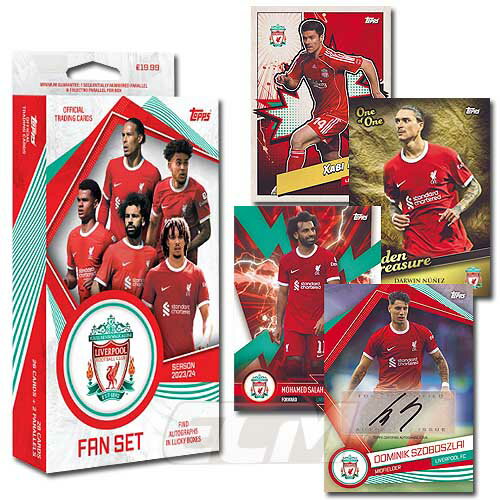 【予約TOP03】【国内未発売】Topps リバプールFC 23-24 ファンカードセット【トレーディングカード/サッカー/Liverpool/プレミアリーグ/遠藤航/サラー/ファンダイク】