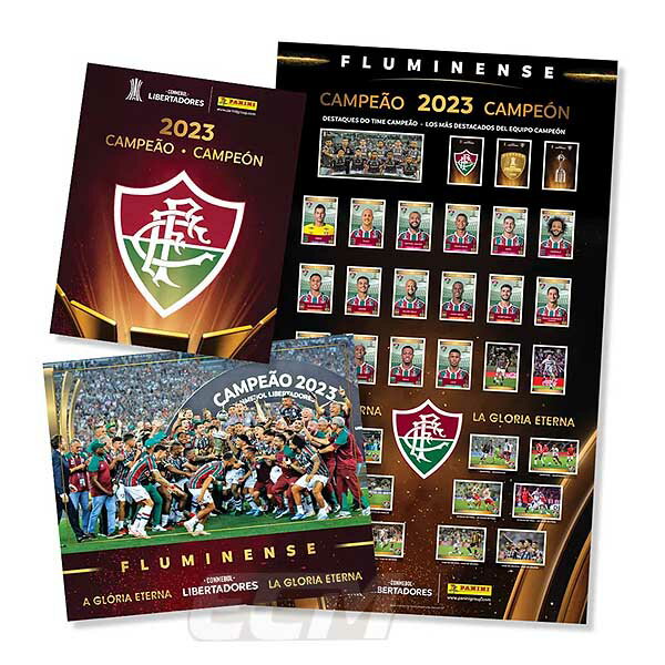 【予約SAN23】【国内未発売】PANINI フルミネンセ コパ・リベルタドーレス2023 優勝記念ステッカーセット【サッカー/Copa Libertadores/南米/ブラジル代表/Fluminese】