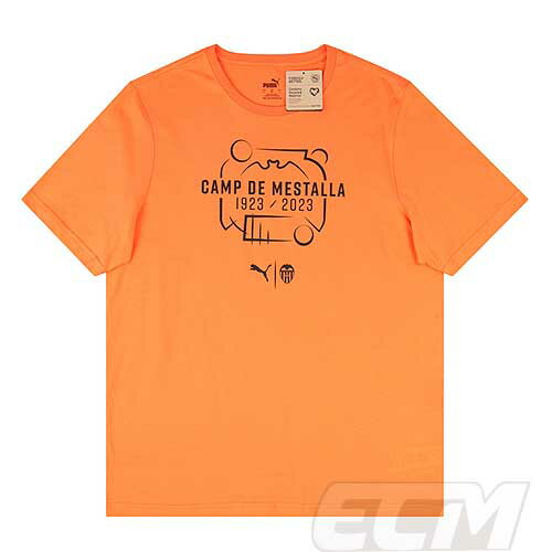 【予約ECM32】【国内未発売】【SALE】バレンシア Camp de Mestalla Tシャツ オレンジ【22-23/スペインリーグ/サッカー/Valencia/ヴァレンシア】330