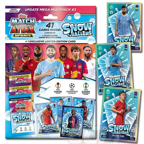 【TOP02】UMM 3【国内未発売】TOPPS Match Attax 23-24 チャンピオンズリーグ UPDATE MEGA MULTIPACK 3【サッカー/トレカ/Champions League/トレーディングカード】