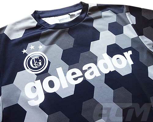 【人気シリーズの新作】Goleador G440-6 昇華ヘキサゴン柄 プラクティスTシャツ ダ...
