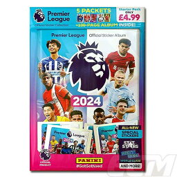 【PRE22】ST【国内未発売】PANINI プレミアリーグ 2024 オフィシャルステッカー スターターパック【サッカー/パニーニ/Premier League/アーセナル/チェルシー/マンチェスターシティ/リバプール】