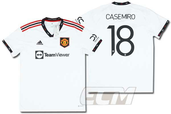 【予約ECM32】【国内未発売】マンチェスターユナイテッド アウェイ カップ用モデル 半袖 18番 カゼミロ【22-23/Manchester United/サ...