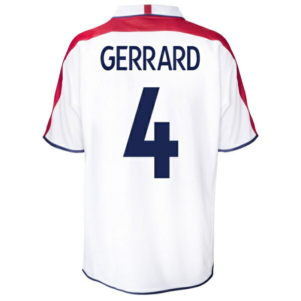 【予約SCD01】【国内未発売】ScoreDraw イングランド代表 2004年 ホーム 復刻モデル 4番 ジェラード【スコアドロウ/england/ Gerr...