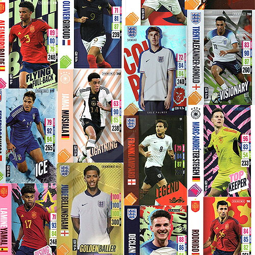 ��ͽ��PRE24��MS�ڹ���̤ȯ���PANINI ENGLAND Adrenalyn XL Tournament Edition 2024 �ȥ졼�ǥ��󥰥����� �ޥ�����åȡڥ��å���/EURO2024/�������긢/���󥰥�����ɽ/���å��������ɡ�