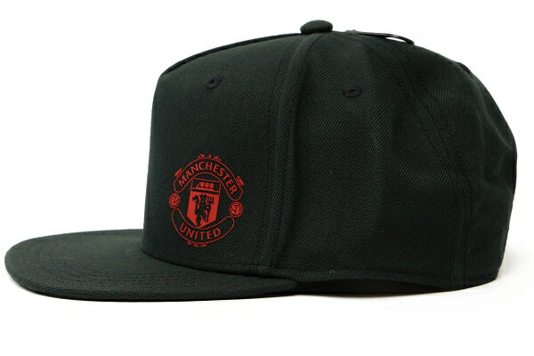 【国内未発売】マンチェスターユナイテッド スナップバック キャップ ブラック【Manchester United/サッカー/プレミアリーグ/CAP/帽子】 K430