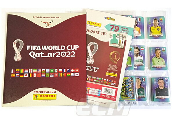 【予約ECM19】【国内未発売】PANINI カタールW杯 2022 オフィシャル ステッカーセット【World cup/Argentina/パニーニ/メッシ/サッカー】