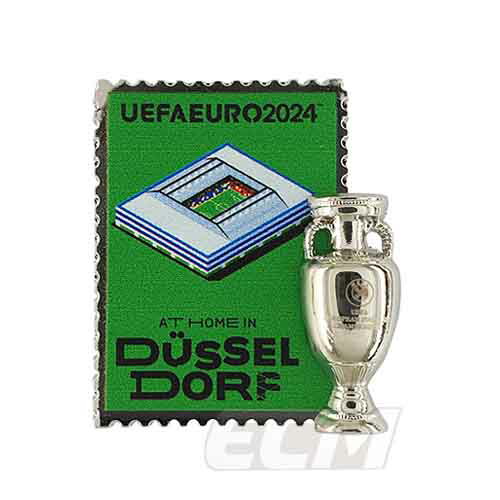 【SALE50%OFF】【GER24】【国内未発売】開催地ピンズ デュッセルドルフ EURO2024 ドイツ大会 オフィシャルグッズ【ユーロ2024/欧州選手権/サッカー/UEFA/公式グッズ】ネコポス対応可能