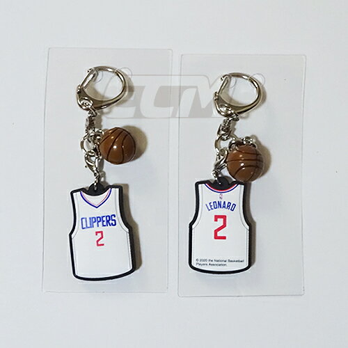 【NBA公認】NBA34472【国内限定】2番 カワイ レナード ロサンゼルス クリッパーズ ユニフォーム型 ラバーホルダー 【Clippers/Kawhi Leonard /バスケットボール】ネコポス対応可能