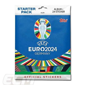 【TOP08】ST【国内未発売】Topps EURO2024 オフィシャルステッカーコレクション スターターパック【サッカーカード/UEFA/欧州選手権/ドイツ大会】