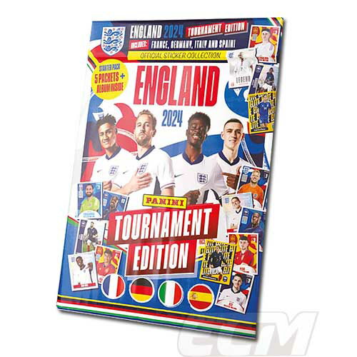 【予約PRE22】ST【国内未発売】PANINI イングランド England 2024 Tournament Edition オフィシャルステッカー スターターパック【サッカー/パニーニ/欧州選手権/ユーロ2024/コレクターグッズ】