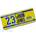 【NBA公認】NBA54301【国内限定】23番 レブロン・ジェームス ロサンゼルス・レイカーズ フェイスタオル【Lakers/Lebron James/バスケットボール】ネコポス対応可能(4)