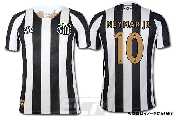 【SAN25】【国内未発売】サントスFC アウェイ 半袖 10番 ネイマールJR【UMBRO/2025/ブラジルリーグ/サッカー/Neymar/Santos/ユ...