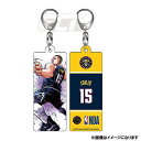 【NBA公認】NBA87629【国内限定】15番 ニコラ・ヨキッチ デンバー・ナゲッツ イラストアクリルキーホルダー 【Nuggets/Nikola Jokic/バスケットボール】ネコポス対応可能