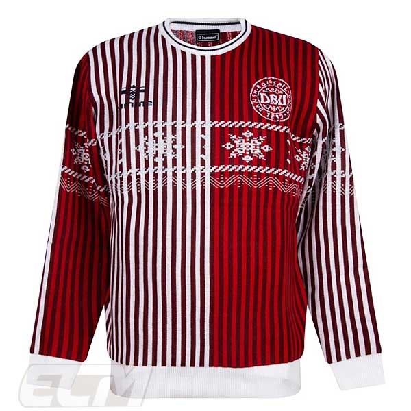【国内未発売】Hummel デンマーク代表 クリスマスセーター【サッカー/2025/ワールドカップ/Denmark/ト..