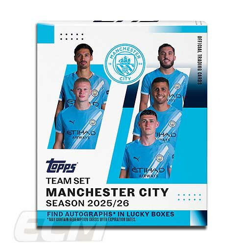 【予約TOP03】【国内未発売】Topps マンチェスターシティ 25-26 チームカードセット【トレーディングカ..