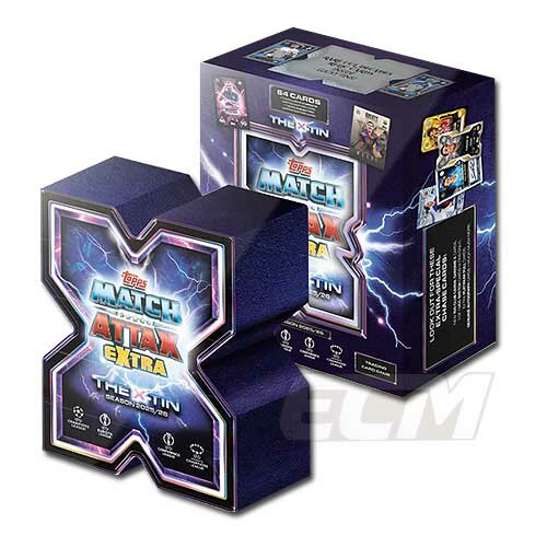 【予約TOP02】追加X缶【国内未発売】TOPPS Match Attax 25-26 EXTRA チャンピオンズリーグ 限定缶 "X-TIN"【サッカーカード/トレカ/Champions League/トレーディングカード】