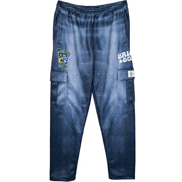 GM026【GOL2025AW】Goleador x MORI Artworks コラボ BRIGADE GOLEADOR デニム柄ジャージ スキニーカー..