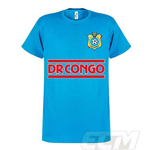 【予約RET05】【国内未発売】RE-TAKE DRコンゴ代表 Team Tシャツ アクア【サッカー/ワールドカップ/DR CONGO/コンゴ民主共和国】ネコポス対応可能