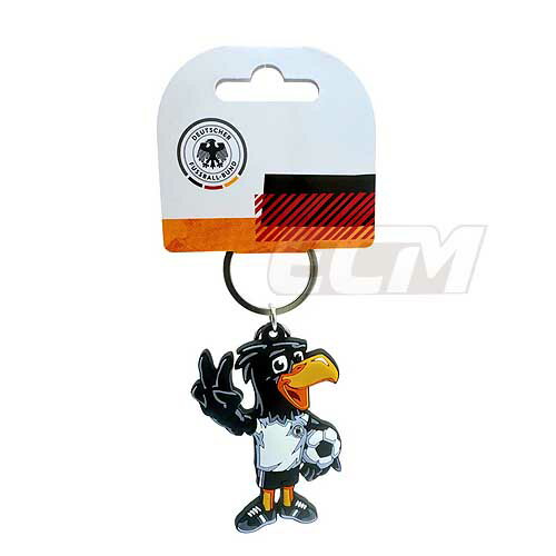 【ECM25】【国内未発売】ドイツ代表 オフィシャルグッズ マスコットキーホルダー【欧州サッカー/ワールドカップ/Germany/ヴィルツ/キーリング】UCL21
