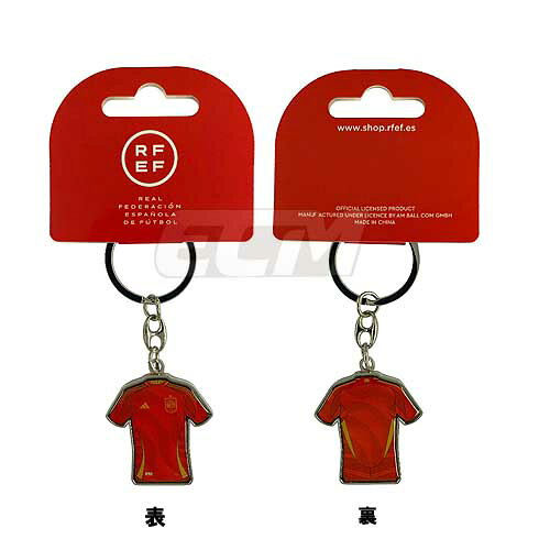 【予約ECM25】【国内未発売】スペイン代表 オフィシャルグッズ ユニフォーム キーホルダー【欧州サッカー/ワールドカップ/Spain/ヤマル/ペドリ/キーリング】UCL21
