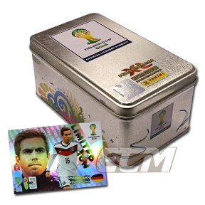 【SALE20%OFF】【国内未発売】PANINI FIFA World Cup BRASIL 2014 "Adrenalyn XL" トレーディングカード 限定缶【サッカー/ワールドカップ/メッシ/ネイマール/トレカ/Cロナウド/サッカーカード】