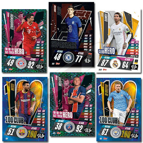 代引不可 サッカー トレカ Champions League トレーディングカード Top02 Topps パック販売 Attax 21 チャンピオンズリーグ Match