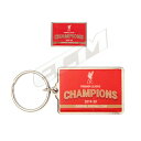 LIV01【国内未発売】リバプール 公式グッズ プレミアリーグ19-20優勝記念 EPL Champions” ピンズ キーリングセットネコポス対応可能