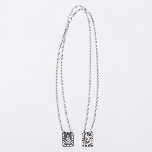 ECムンディアルのBOE1029【国内未発売】BFN10 エスカプラーリオ アパレシーダ シングルプレート シルバーカラー【サッカー/ブラジルアクセサリー/ワールドカップ/エスカプラリオ/お守り】◆ネコポス対応可能｜アングル2