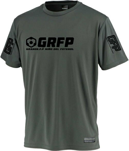 【GFP21SS】GFPH21006【定番】GRANDE FP GRFP ドライストレッチプラクティスシャツ ダークグレーxブラック【グランデ/サッカー/フット...