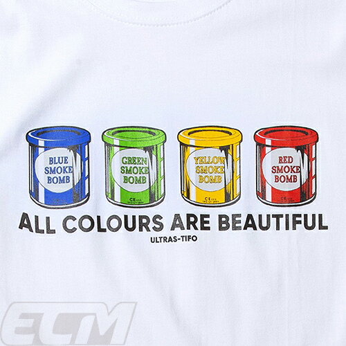 【予約TFO01】【国内未発売】ウルトラスティフォ All Colours are beautiful Tシャツ【サッカー/サポーター/応援Tシャツ】ネコポス対応可能