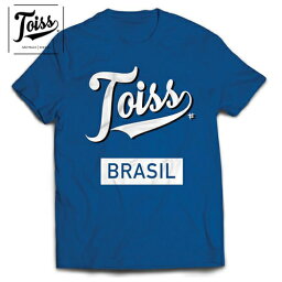 【国内未発売】TSS1339TOISS トイスオリジナルロゴ Tシャツ BRASIL ブルー【サッカー/トイス/ネイマール/NEYMAR/ブラジル代表】ネコポス対応可能