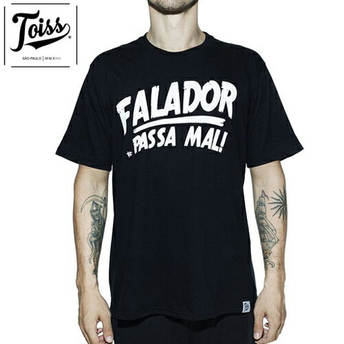 【国内未発売】TSS1358TOISS スラング Tシャツ FALADOR PASSA MAL ブラック【サッカー/トイス/ネイマール/NEYMAR/ブラジル代表】ネコポス対応可能