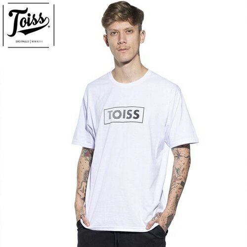 【国内未発売】TSS1373TOISS トイス BOXボーダーロゴTシャツ ホワイト【サッカー/トイス/ネイマール/NEYMAR/ブラジル代表】ネコポス対応可能