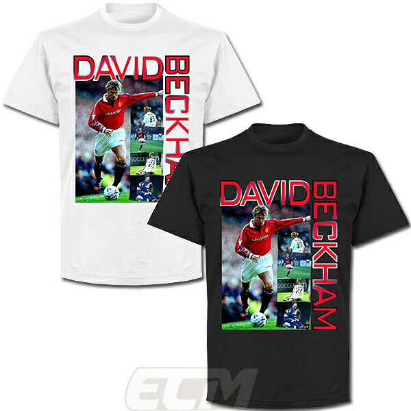 【予約RET06】【国内未発売】RE-TAKE デイビッド・ベッカム "Beckham Old Skool" Tシャツ【サッカー/プレミアリーグ/Manchester United/マンチェスターUTD】ネコポス対応可能