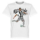 【予約RET06】【国内未発売】RE-TAKE クリスティアーノ・ロナウド スクリプトTシャツ ホワイト【サッカー/セリエA/C.Ronaldo/Juventus/クリロナ】ネコポス対応可能