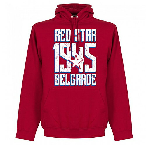 RE-TAKE Red Star Belgrade 1945 スウェットパーカー レッドRET02