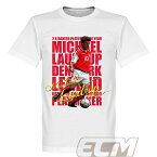 【予約RET01】RE-TAKE ミカエル・ラウドルップ レジェンドTシャツ ホワイト【サッカー/ワールドカップ/デンマーク代表/Laudrup】ネコポス対応可能