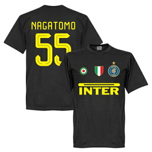 【予約RET06】ブラック55RE-TAKE インテル Team Tシャツ 55番 長友佑都 ブラック【サッカー/Inter Milan/日本代表/セリエA】ネコポス対応可能