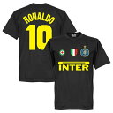 【予約RET06】ブラックR10RE-TAKE インテル Team Tシャツ 10番 ロナウド ブラック【サッカー/Inter Milan/Ronaldo/セリエA】ネコポス対応可能