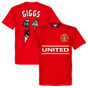 【予約RET06】ギグスRE-TAKE MANCHESTER UNITED GALLRY Tシャツ 11番 ギグス レッド【サッカー/giggs/ウェールズ代表...