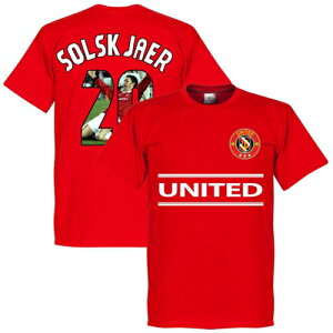 【予約RET06】スールシャールRE-TAKE MANCHESTER UNITED GALLRY Tシャツ 20番 ソルスキア レッド【サッカー/Solskjeer/ノルウェー代表/マンチェスターUTD】ネコポス対応可能