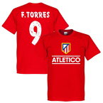 【国内未発売】RE-TAKE アトレチコマドリード Team Tシャツ 9番 フェルナンド・トーレス レッド【サッカー/atletico madrid/Torres/スペインリーグ】ネコポス対応可能