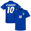【国内未発売】ポロ バッジョRE-TAKE イタリア代表 1994 ポロシャツ ブルー 10番 ロベルト・バッジョ【サッカー/POLO/Baggio/ワールドカップ/Italia】RET06 ネコポス対応可能