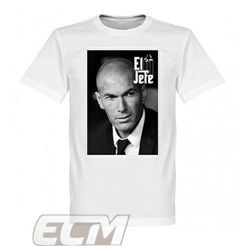 【予約RET01】RE-TAKE ジダン Zidane el Jefe Tシャツ【サッカー/レアルマドリード/フランス代表】ネコポス対応可能