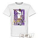 【予約RET01】RE-TAKE グティ レアルマドリード レジェンドTシャツ ホワイト【サッカー/Real Madrid/スペイン代表/Guti】ネコポス対応可能